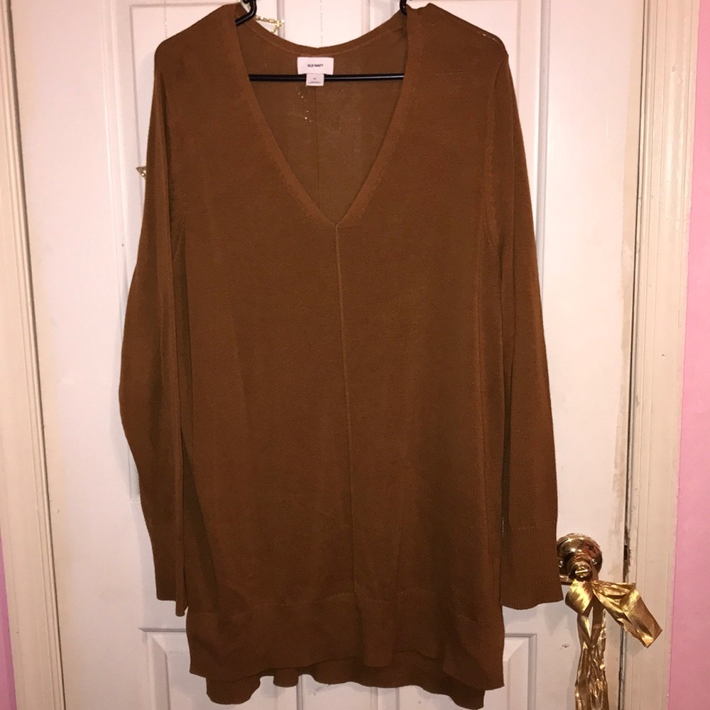brown sweater